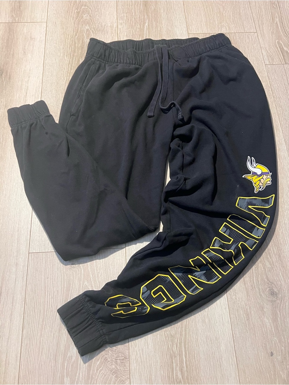 Fanatics Black Hoodie with White Logo Print